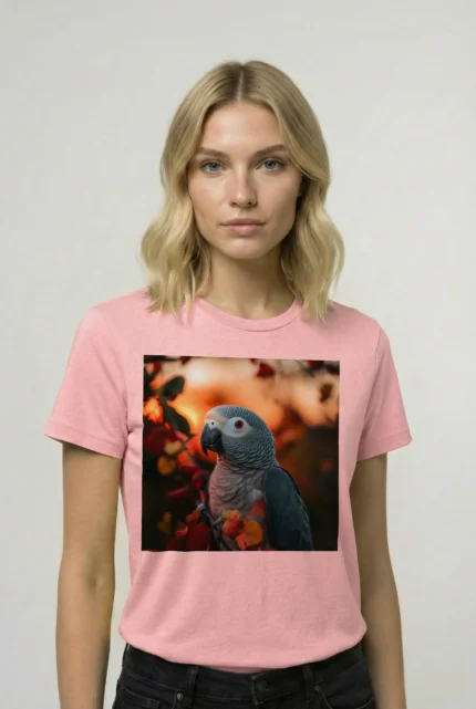 T-shirt AFRICAN GREY PARROT (#011) – Image 22