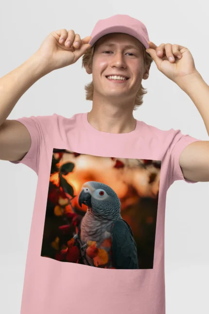 T-shirt AFRICAN GREY PARROT (#011) – Image 24