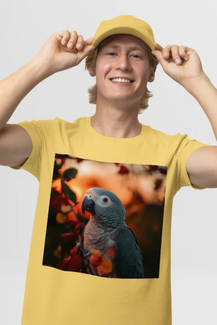 T-shirt AFRICAN GREY PARROT (#011) – Image 34