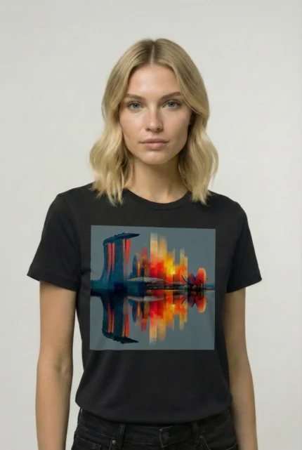T-shirt SINGAPOUR (#011) – Image 2
