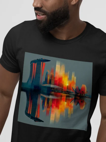T-shirt SINGAPOUR (#011) – Image 5