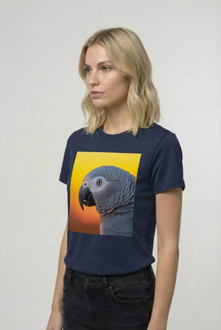 T-shirt AFRICAN GREY PARROT (#012) – Image 18