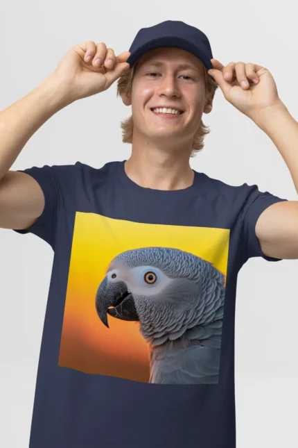 T-shirt AFRICAN GREY PARROT (#012) – Image 19