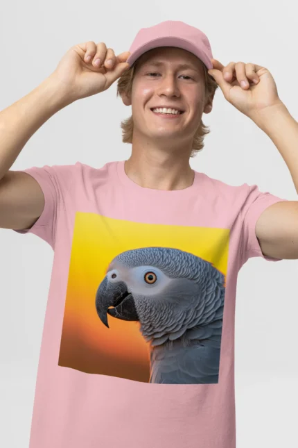 T-shirt AFRICAN GREY PARROT (#012) – Image 24