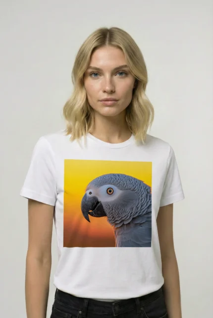 T-shirt AFRICAN GREY PARROT (#012) – Image 27
