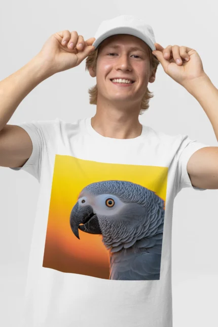 T-shirt AFRICAN GREY PARROT (#012) – Image 29