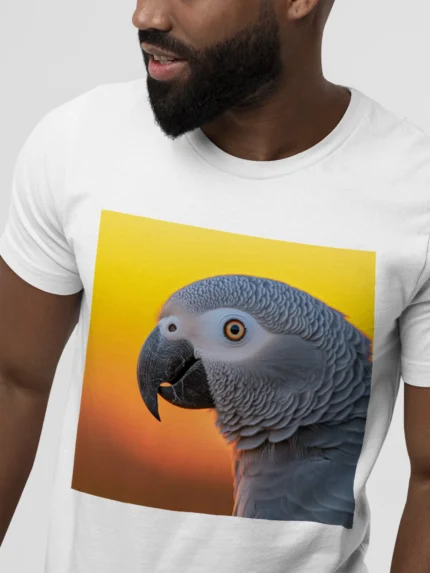 T-shirt AFRICAN GREY PARROT (#012) – Image 30