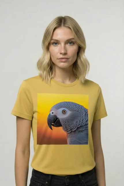 T-shirt AFRICAN GREY PARROT (#012) – Image 32