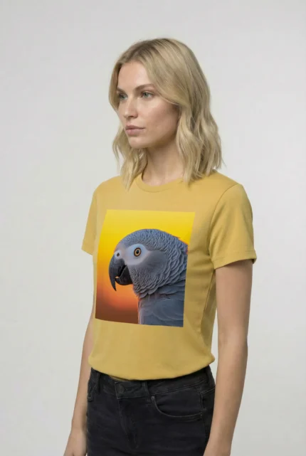 T-shirt AFRICAN GREY PARROT (#012) – Image 33
