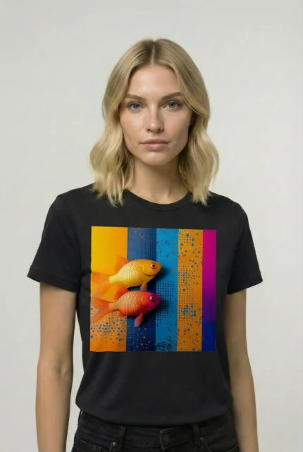 T-shirt GOLDFISH (#012) – Image 2
