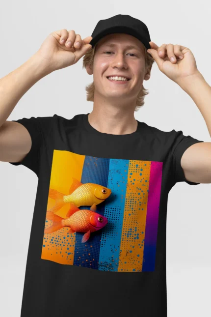T-shirt GOLDFISH (#012) – Image 4