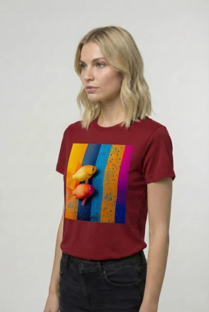 T-shirt GOLDFISH (#012) – Image 8