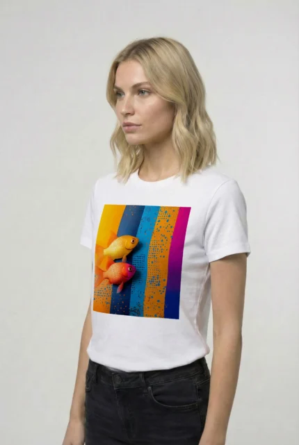 T-shirt GOLDFISH (#012) – Image 28