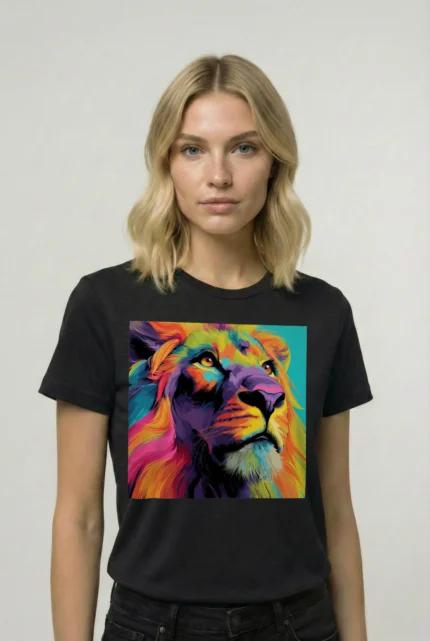 T-shirt LION (#012) – Image 2