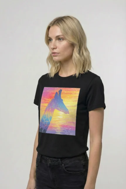 T-shirt GIRAFFE (#013) – Image 3