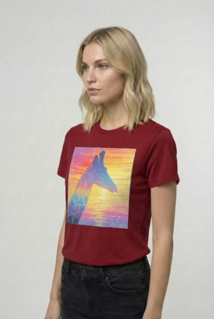 T-shirt GIRAFFE (#013) – Image 8