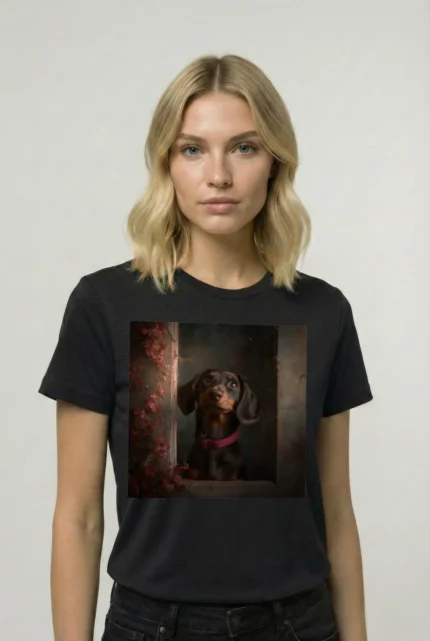T-shirt DACHSHUND (#014) – Image 2