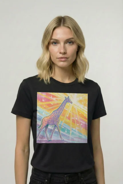 T-shirt GIRAFFE (#014) – Image 2