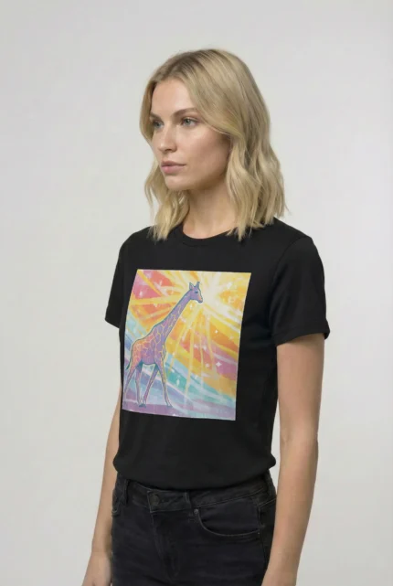 T-shirt GIRAFFE (#014) – Image 3