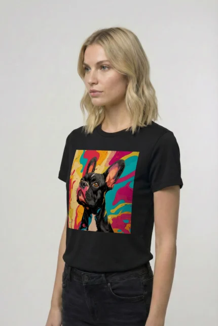 T-shirt FRENCH BULLDOG (#015) – Image 3