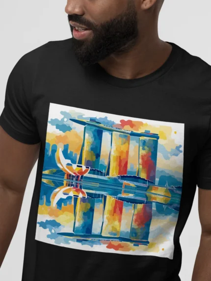 T-shirt SINGAPOUR (#015) – Image 5