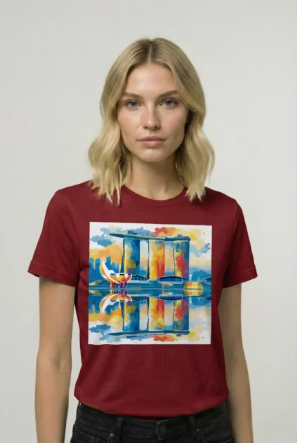 T-shirt SINGAPOUR (#015) – Image 7