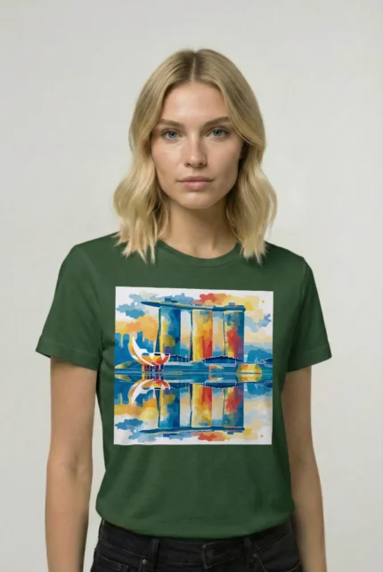 T-shirt SINGAPOUR (#015) – Image 12