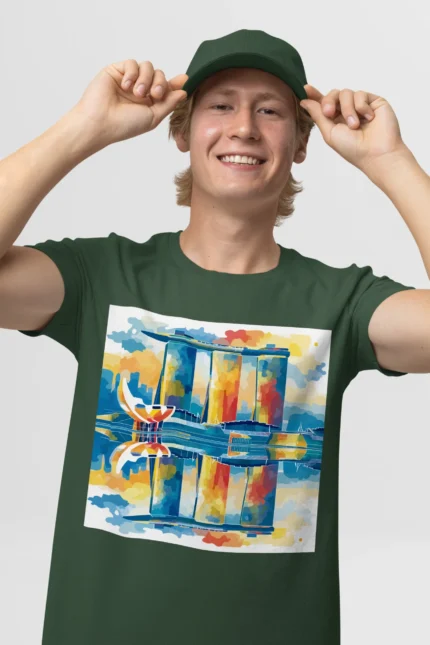 T-shirt SINGAPOUR (#015) – Image 14