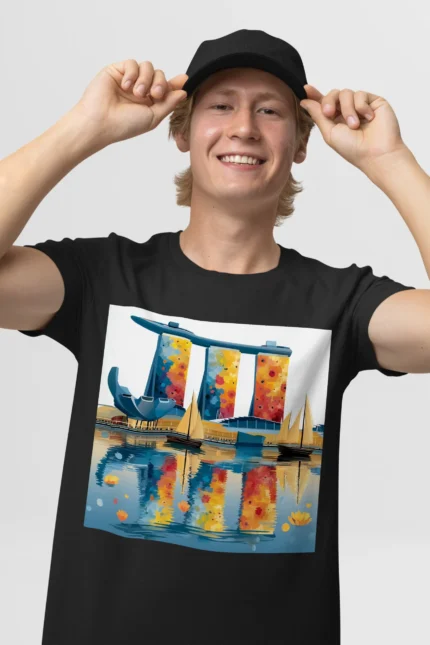 T-shirt SINGAPOUR (#016) – Image 4
