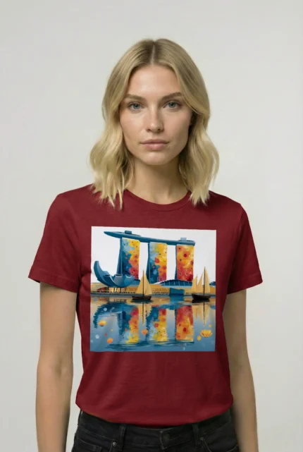 T-shirt SINGAPOUR (#016) – Image 7