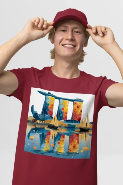 T-shirt SINGAPOUR (#016) – Image 9