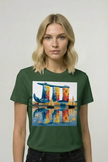 T-shirt SINGAPOUR (#016) – Image 12