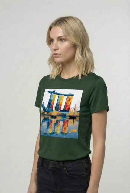 T-shirt SINGAPOUR (#016) – Image 13