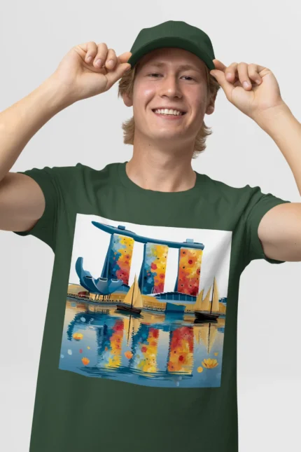 T-shirt SINGAPOUR (#016) – Image 14