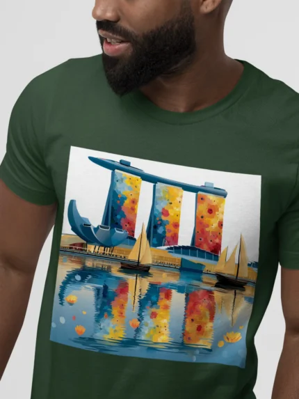 T-shirt SINGAPOUR (#016) – Image 15