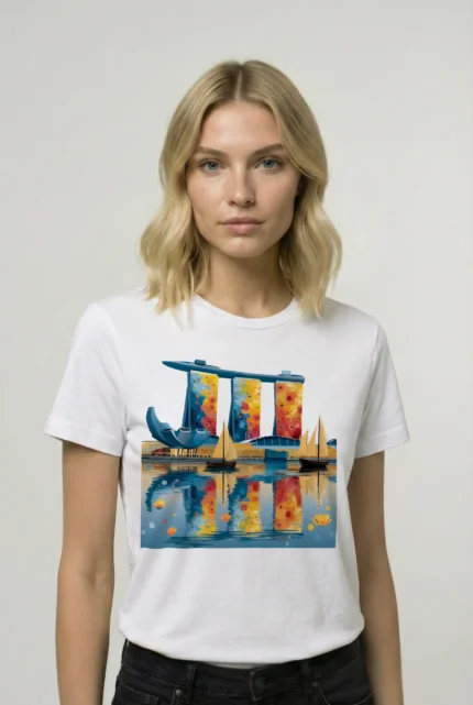 T-shirt SINGAPOUR (#016) – Image 27