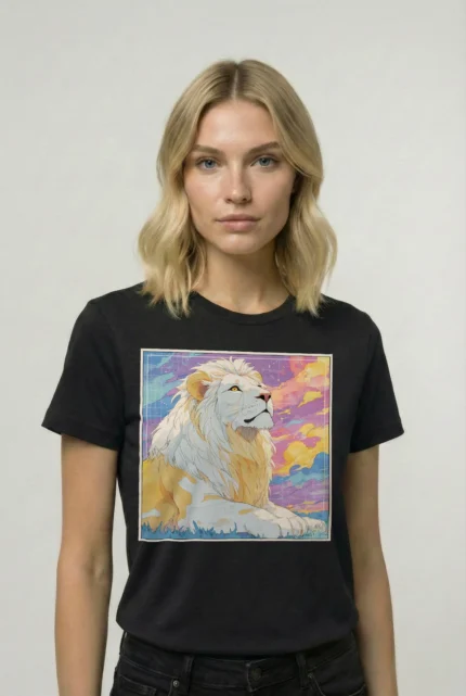 T-shirt LION (#017) – Image 2