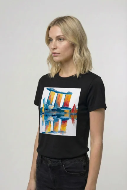 T-shirt SINGAPOUR (#017) – Image 3