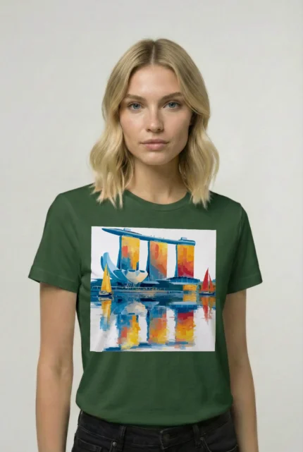 T-shirt SINGAPOUR (#017) – Image 12