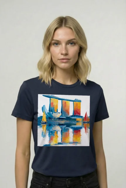 T-shirt SINGAPOUR (#017) – Image 17