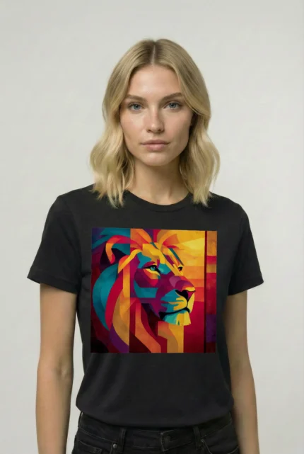 T-shirt LION (#018) – Image 2