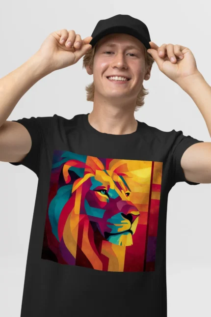 T-shirt LION (#018) – Image 4