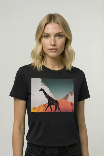 T-shirt GIRAFFE (#019) – Image 2