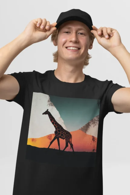 T-shirt GIRAFFE (#019) – Image 4