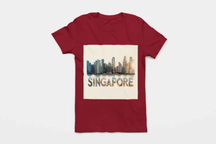 T-shirt SINGAPOUR (#020) – Image 6