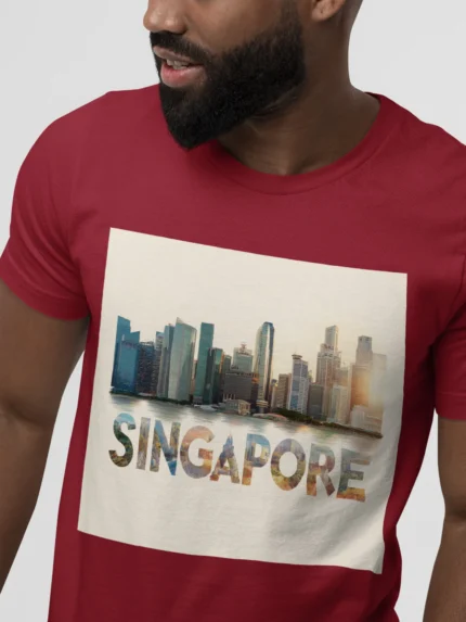 T-shirt SINGAPOUR (#020) – Image 10