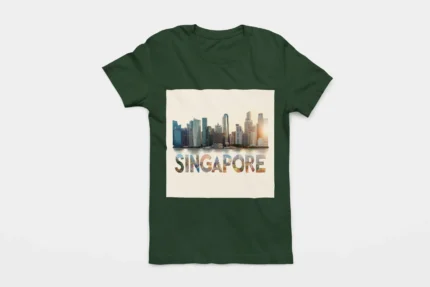 T-shirt SINGAPOUR (#020) – Image 11