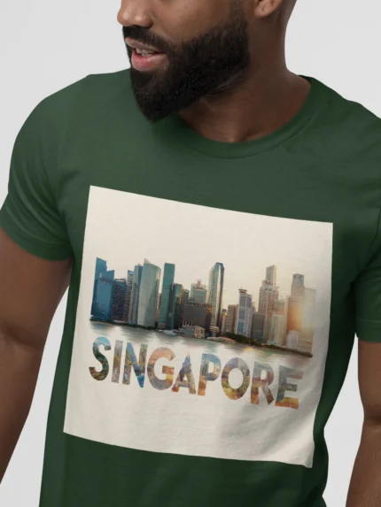 T-shirt SINGAPOUR (#020) – Image 15