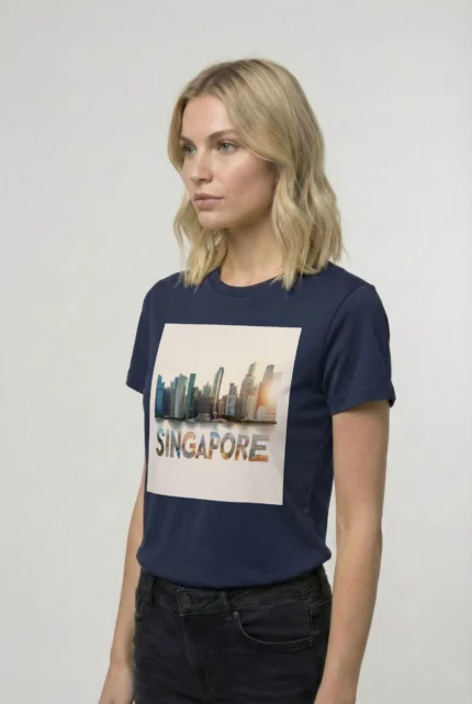T-shirt SINGAPOUR (#020) – Image 18