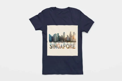 T-shirt SINGAPOUR (#020) – Image 16